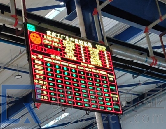 驷骏通显LED工业屏约定山城重庆汽车城!