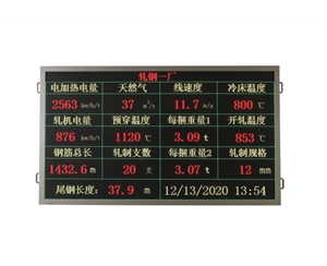 轧钢厂LED工业组态屏